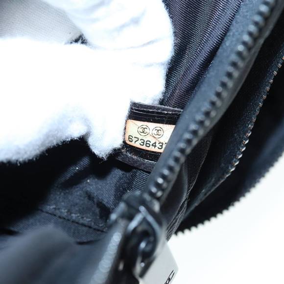 CHANEL New Travel Line Travel Case Nylon Black CC Auth yk14766 - Picture 11 of 16